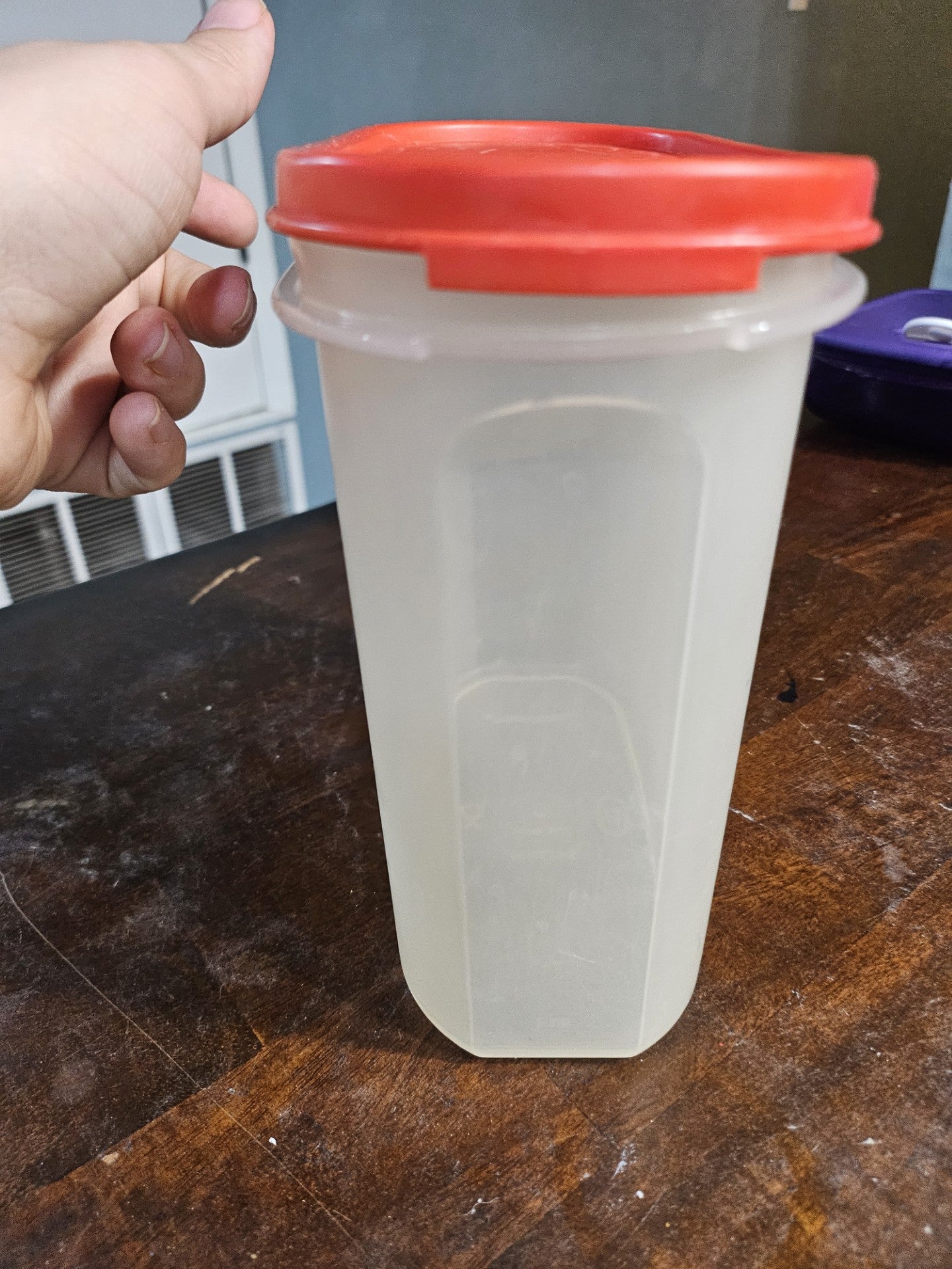 Tupperware Modular Mates Oval #3 Storage Container – 7 ¼ Cups (1.7 Liters) (with original lid)